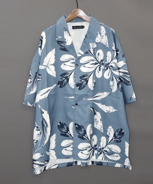 LUXSTYLE(ラグスタイル)の「総柄プリント開襟半袖シャツ(シャツ/ブラウス・メンズ・A/B/C/D/E/G/H/I/J/K/L/F/S/T/P/M/N/O/R/その他11/その他16/その他15/その他17/その他18/その他12/その他8/その他10/その他14/その他9/その他19/その他13・M/L)」の8枚目の写真