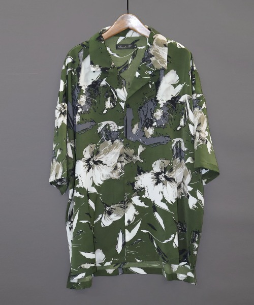 LUXSTYLE(ラグスタイル)の「総柄プリント開襟半袖シャツ(シャツ/ブラウス・メンズ・A/B/C/D/E/G/H/I/J/K/L/F/S/T/P/M/N/O/R/その他11/その他16/その他15/その他17/その他18/その他12/その他8/その他10/その他14/その他9/その他19/その他13・M/L)」の9枚目の写真