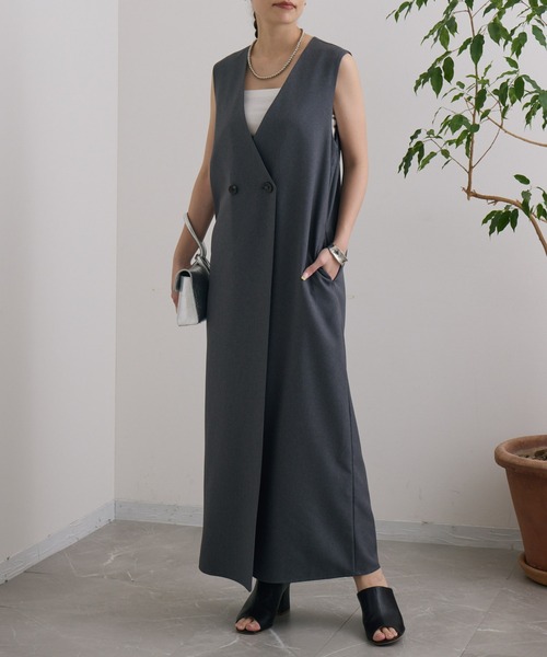 CLOCHE（クロシェ）の「cloche サロペット風ジャンスカ（ジャンパー