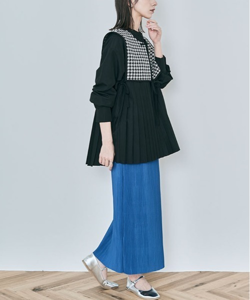 kirakiraShop(キラキラショップ)の「総柄 ビスチェ ベスト(ベスト・レディース・ブラウン系2/ブラック系1/ベージュ系/ブラウン系3/レッド系/ブラウン系1/ブラウン系/グリーン系/ピンク系/ブラック系/ブルー系/ピンク系1/ネイビー系・FREE)」の16枚目の写真