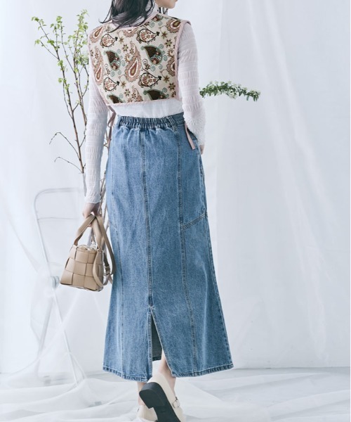 kirakiraShop(キラキラショップ)の「総柄 ビスチェ ベスト(ベスト・レディース・ブラウン系2/ブラック系1/ベージュ系/ブラウン系3/レッド系/ブラウン系1/ブラウン系/グリーン系/ピンク系/ブラック系/ブルー系/ピンク系1/ネイビー系・FREE)」の15枚目の写真