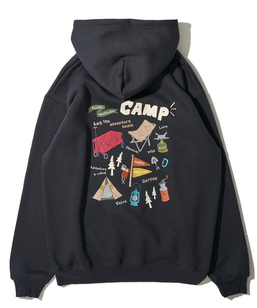 GERRY(ジェリー)の「【GERRY】裏起毛バック刺繍プリントスウェットプルオーバーパーカー(パーカー・メンズ・グリーン/ネイビー/ライトグレー/ホワイト/チャコールグレー・LARGE/X-LARGE/MEDIUM)」の19枚目の写真