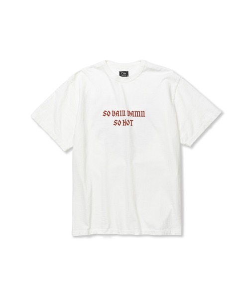 CALEE（キャリー）の「BINDER NECK WING LOGO VINTAGE TEE ＜NATURALLY PAINT DESIGN＞（Tシャツ/カットソー・メンズ・ホワイト/チャコールグレー/グリーン/ライトパープル・X-LARGE/MEDIUM/LARGE/SMALL/XX-LARGE）」の5枚目の写真