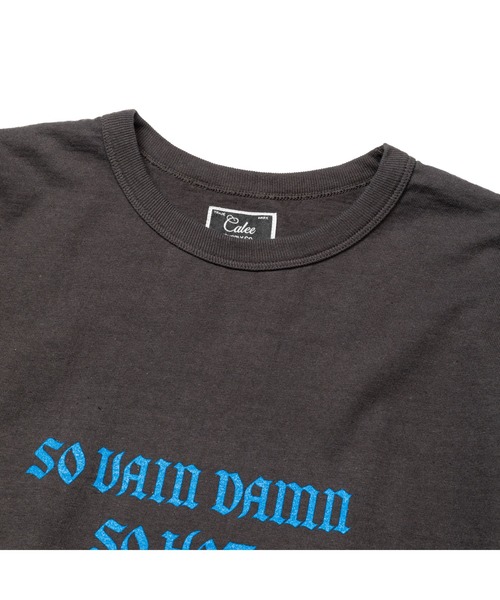 CALEE（キャリー）の「BINDER NECK WING LOGO VINTAGE TEE ＜NATURALLY PAINT DESIGN＞（Tシャツ/カットソー・メンズ・ホワイト/チャコールグレー/グリーン/ライトパープル・X-LARGE/MEDIUM/LARGE/SMALL/XX-LARGE）」の7枚目の写真