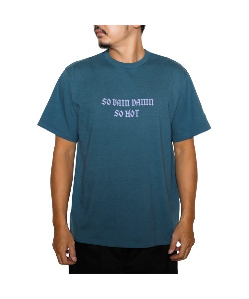 CALEE（キャリー）の「BINDER NECK WING LOGO VINTAGE TEE ＜NATURALLY PAINT DESIGN＞（Tシャツ/カットソー・メンズ・ホワイト/チャコールグレー/グリーン/ライトパープル・X-LARGE/MEDIUM/LARGE/SMALL/XX-LARGE）」の13枚目の写真