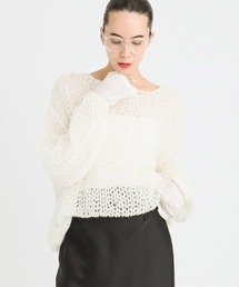 BABYLONE | ローゲージニットプルオーバー(ニット/セーター)