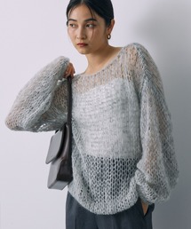 BABYLONE | ローゲージニットプルオーバー(ニット/セーター)