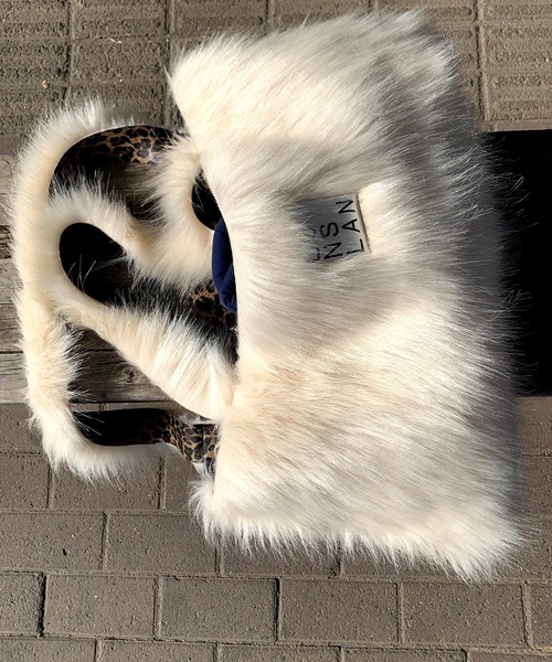 chuclla（チュクラ）の「【LONSLAN】2WAY リバーシブル ファー Bigトート CHLONA24a006（トートバッグ・レディース・アイボリー・FREE）」の11枚目の写真