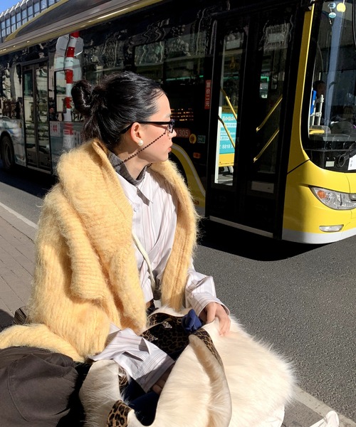 chuclla（チュクラ）の「【LONSLAN】2WAY リバーシブル ファー Bigトート CHLONA24a006（トートバッグ・レディース・アイボリー・FREE）」の15枚目の写真