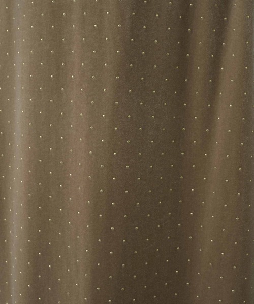 WILLOW（ウィロー）の「【WILLOW】ベロアスタッズスカート（スカート・レディース・ブラック/ベージュ・ONE SIZE）」の9枚目の写真