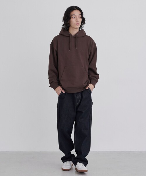 coen（コーエン）の「【そうコレ！】【WELLTECT】スウェットパーカー（WEB限定カラー）（パーカー・メンズ・ダークグレー/ホワイト/ブラック/ダークグリーン/ダークブラウン・M/L/XL）」の13枚目の写真