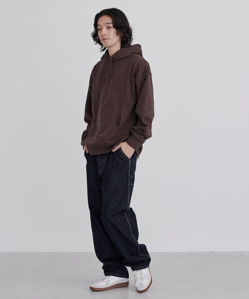 coen（コーエン）の「【そうコレ！】【WELLTECT】スウェットパーカー（WEB限定カラー）（パーカー・メンズ・ダークグレー/ホワイト/ブラック/ダークグリーン/ダークブラウン・M/L/XL）」の15枚目の写真