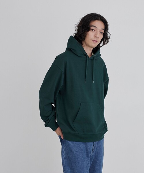 coen（コーエン）の「【そうコレ！】【WELLTECT】スウェットパーカー（WEB限定カラー）（パーカー・メンズ・ダークグレー/ホワイト/ブラック/ダークグリーン/ダークブラウン・M/L/XL）」の17枚目の写真