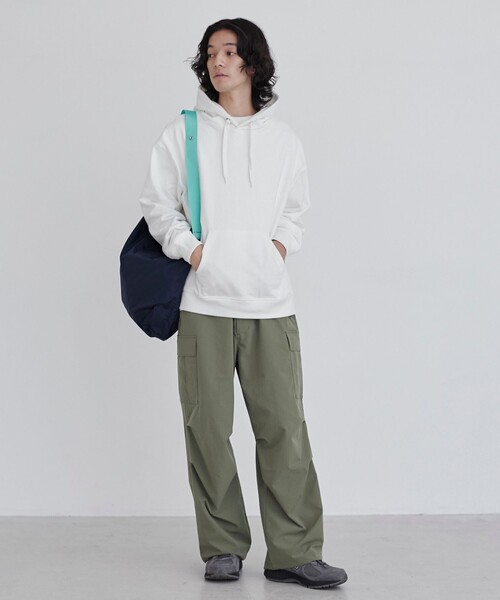 coen（コーエン）の「【そうコレ！】【WELLTECT】スウェットパーカー（WEB限定カラー）（パーカー・メンズ・ダークグレー/ホワイト/ブラック/ダークグリーン/ダークブラウン・M/L/XL）」の22枚目の写真