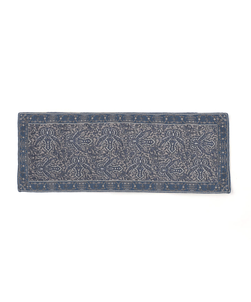 journal standard Furniture (ジャーナルスタンダードファニチャー)の「PAISLEY MAT 50X120 ペイズリーマット(ラグ/マット・レディース・ブラウン/ネイビー・FREE)」の4枚目の写真