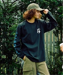 超ヘビーUSA/C 銭湯温泉ロングスリーブ TEE