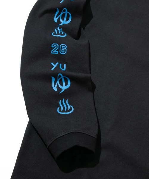 go slow caravan（ゴースローキャラバン）の「超ヘビーUSA/C 銭湯温泉ロングスリーブ TEE（Tシャツ/カットソー・メンズ・ブラック/ホワイト・X-LARGE/LARGE/MEDIUM）」の6枚目の写真