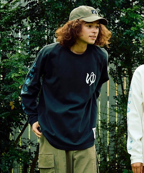 go slow caravan（ゴースローキャラバン）の「超ヘビーUSA/C 銭湯温泉ロングスリーブ TEE（Tシャツ/カットソー・メンズ・ブラック/ホワイト・X-LARGE/LARGE/MEDIUM）」の12枚目の写真