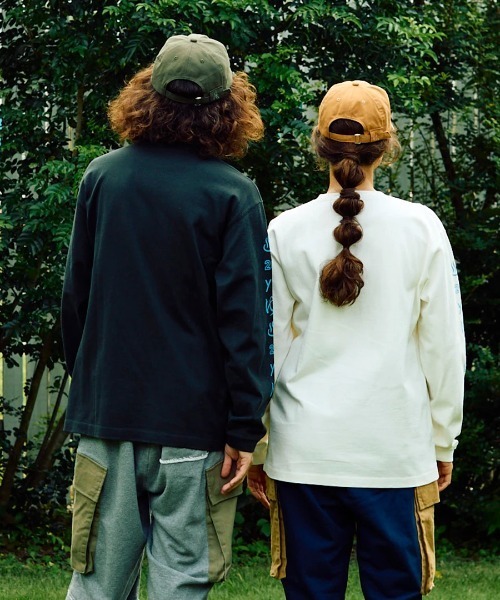 go slow caravan（ゴースローキャラバン）の「超ヘビーUSA/C 銭湯温泉ロングスリーブ TEE（Tシャツ/カットソー・メンズ・ブラック/ホワイト・X-LARGE/LARGE/MEDIUM）」の18枚目の写真