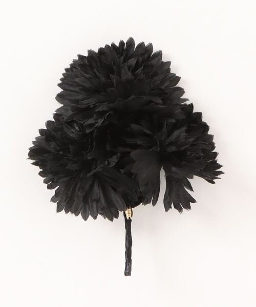 IRIS47（イリスフォーセブン）の「【IRIS 47(アイリスフォーティセブン)】 MUM CORSAGE（ブローチ/コサージュ・レディース・ブラック・FREE）」の5枚目の写真