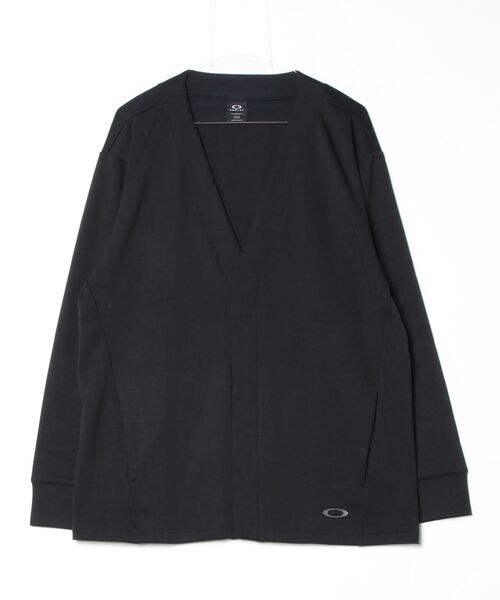 OAKLEY(オークリー)の「オークリー ENHANCE QD FLEECE CARDIGAN 3.7(カーディガン/ボレロ・メンズ・グレー/ブラック・M/L/LL/3L)」の1枚目の写真