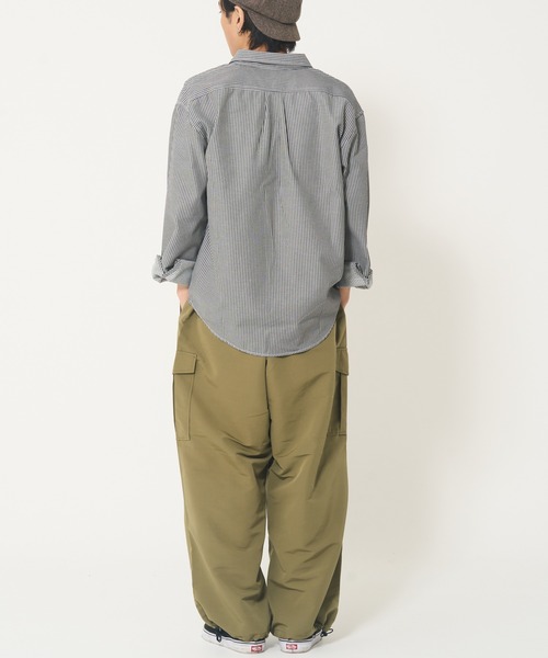 CORISCO（コリスコ）の「ヒッコリーシシュウシャツ(M1)（シャツ/ブラウス・メンズ・ブラック/ネイビー・MEDIUM/LARGE/X-LARGE）」の4枚目の写真
