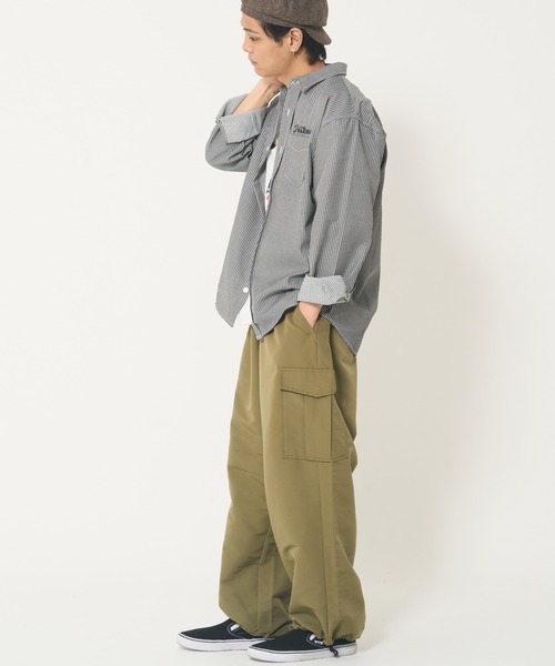 CORISCO（コリスコ）の「ヒッコリーシシュウシャツ(M1)（シャツ/ブラウス・メンズ・ブラック/ネイビー・MEDIUM/LARGE/X-LARGE）」の15枚目の写真