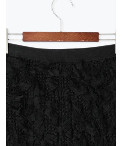 Te chichi（テチチ）の「【Atelier Noir】フリンジチュールタイトロングスカート（セットアップ可）（スカート・レディース・ブラック・F）」の6枚目の写真