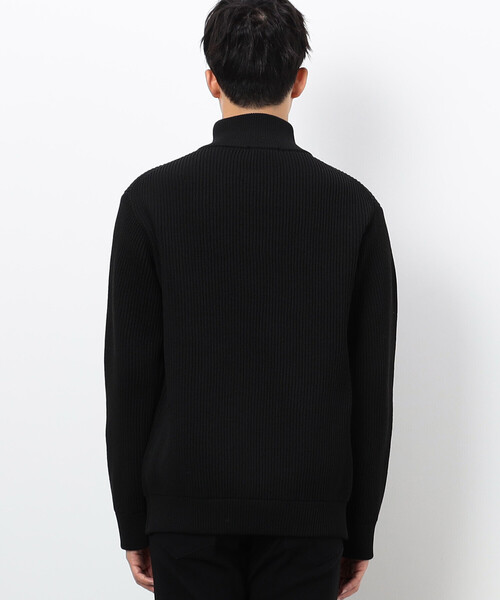 COMME CA ISM(コムサイズム)の「両畦編み ハーフジップ プルオーバーニット(ニット/セーター・メンズ・オフホワイト/ブラック/ネイビー・MEDIUM/LARGE)」の15枚目の写真
