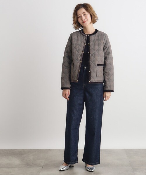 セール】2WAYキルトリバーシブルジャケット（ブルゾン）｜grove