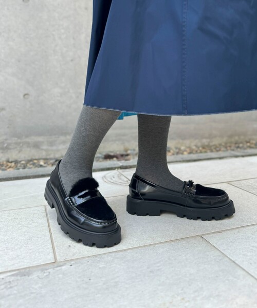 NOLLEY’S（ノーリーズ）の「静電気防止加工コットンタイツ（タイツ/ストッキング・レディース・ブラック/チャコールグレー/ライトグレー・S/M）」の5枚目の写真