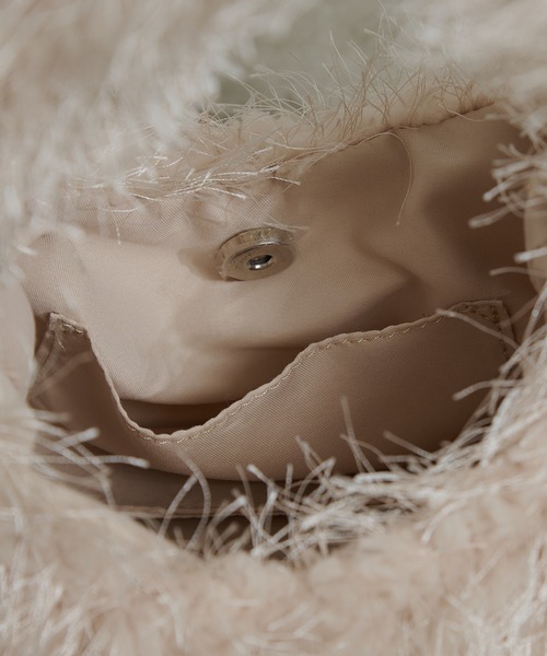 CIAOPANIC TYPY（チャオパニックティピー）の「ワンハンドルフリンジボアBAG（トートバッグ・レディース・グレー/レッド/オフホワイト/ベージュ・ONE SIZE）」の9枚目の写真