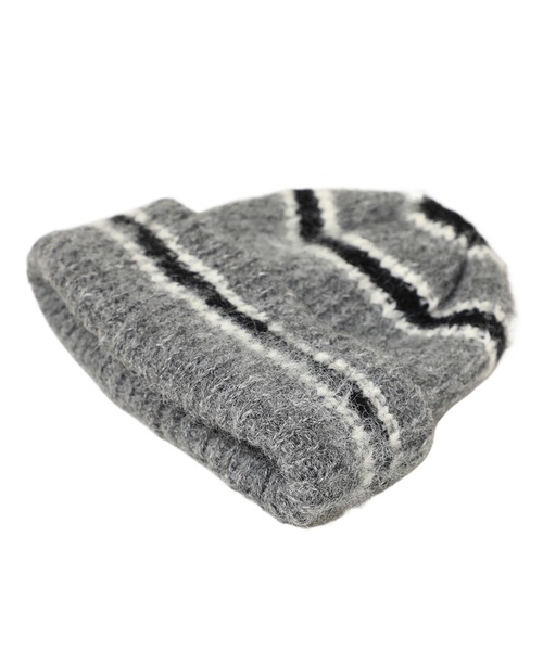 14+(イチヨンプラス)の「モヘア ニットビーニー / Mohair Ski Knit Beanie(ニットキャップ/ビーニー・レディース・グリーン/ブラック/ブルー/ピンク/グレー・FREE)」の9枚目の写真