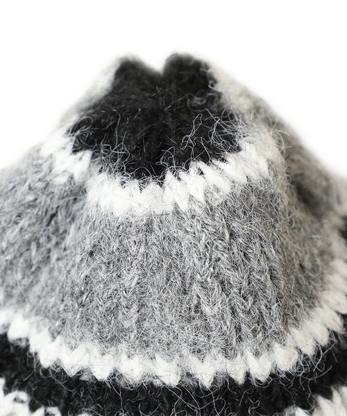 14+(イチヨンプラス)の「モヘア ニットビーニー / Mohair Ski Knit Beanie(ニットキャップ/ビーニー・レディース・グリーン/ブラック/ブルー/ピンク/グレー・FREE)」の10枚目の写真