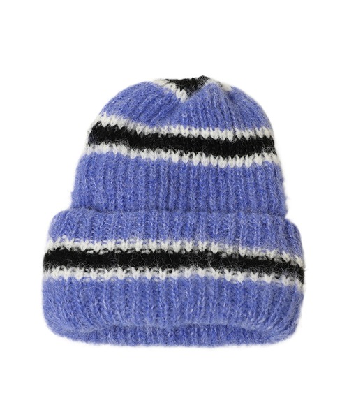 14+(イチヨンプラス)の「モヘア ニットビーニー / Mohair Ski Knit Beanie(ニットキャップ/ビーニー・レディース・グリーン/ブラック/ブルー/ピンク/グレー・FREE)」の16枚目の写真