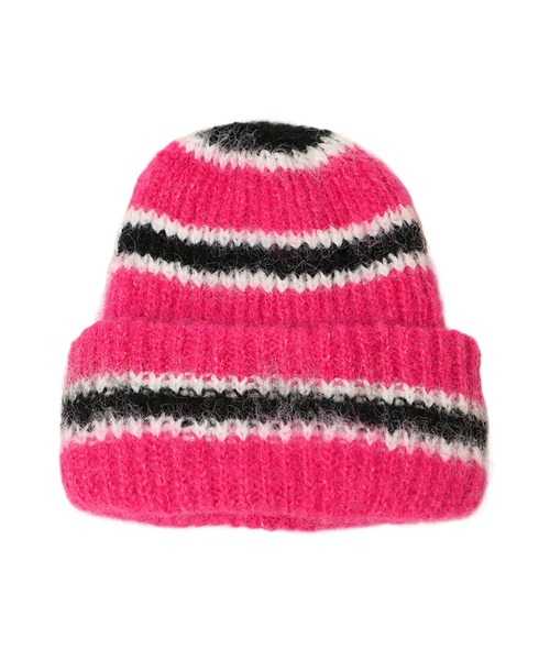 14+(イチヨンプラス)の「モヘア ニットビーニー / Mohair Ski Knit Beanie(ニットキャップ/ビーニー・レディース・グリーン/ブラック/ブルー/ピンク/グレー・FREE)」の17枚目の写真