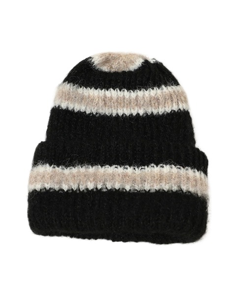14+(イチヨンプラス)の「モヘア ニットビーニー / Mohair Ski Knit Beanie(ニットキャップ/ビーニー・レディース・グリーン/ブラック/ブルー/ピンク/グレー・FREE)」の18枚目の写真