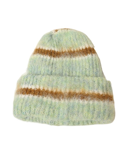 14+(イチヨンプラス)の「モヘア ニットビーニー / Mohair Ski Knit Beanie(ニットキャップ/ビーニー・レディース・グリーン/ブラック/ブルー/ピンク/グレー・FREE)」の20枚目の写真
