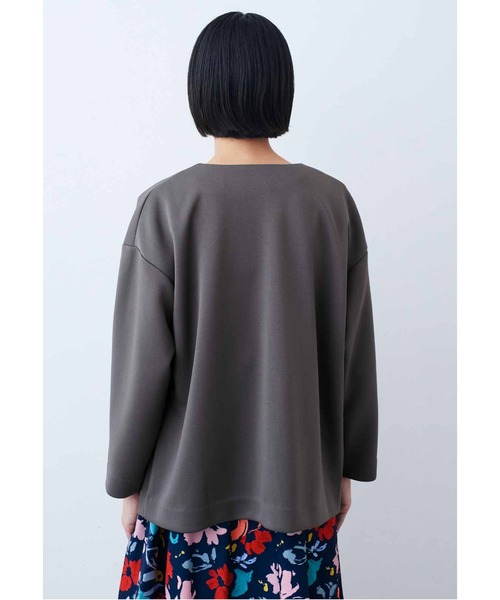 ジャケット カーディガン ノーカラー ボタン 長袖 S/3XL y2178_6.jpg