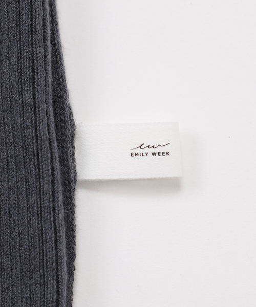 EMILYWEEK × NETENE. オープンバックリブタンク