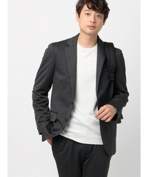 スマみえジャケット ウォッシャブル ストレッチ 吸汗速乾 防シワ バーズアイ SL02 セットアップ