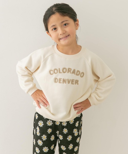 URBAN RESEARCH DOORS パイル刺繍ロゴスウェット セール】『親子リンク』パイル刺繍ロゴスウェット(KIDS