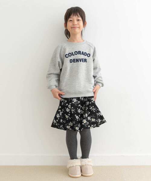 セール】『親子リンク』パイル刺繍ロゴスウェット(KIDS