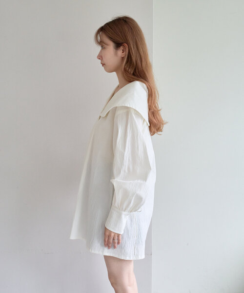 セール】BIGカラーチュニック（シャツ/ブラウス）｜Kastane（カスタネ  