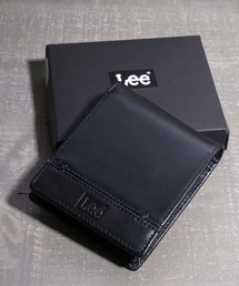Lee（リー）の「Lee/リー レザー ステッチ クロスワックスコード 2つ折りウォレット 二つ折り財布（財布・レディース）」