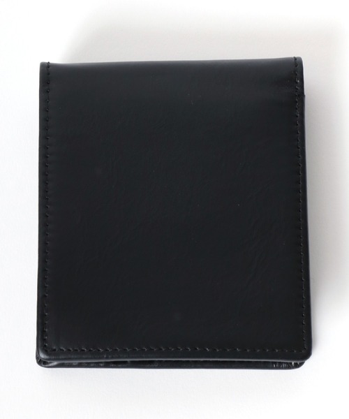 Lee（リー）の「Lee/リー レザー ステッチ クロスワックスコード 2つ折りウォレット 二つ折り財布（財布・メンズ・ダークブラウン/ブラウン/ブラック・FREE）」の5枚目の写真