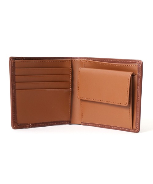 Lee（リー）の「Lee/リー レザー ステッチ クロスワックスコード 2つ折りウォレット 二つ折り財布（財布・メンズ・ダークブラウン/ブラウン/ブラック・FREE）」の14枚目の写真