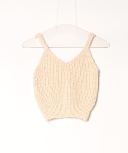 TITTY&CO.（ティティーアンドコー）の「モヘアタッチニットアンサンブル（アンサンブル・レディース・ベージュ/ブラック/グレー・FREE）」の5枚目の写真