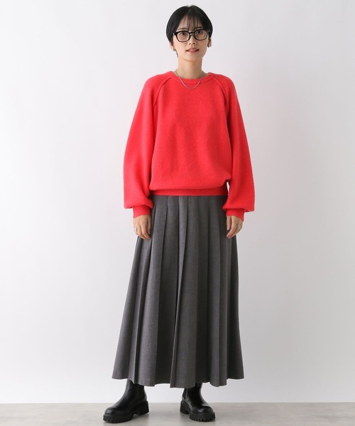 LEPSIM(レプシィム)の「プリーツスカート 243841(スカート・レディース・グレー/ブラック・FREE)」の12枚目の写真