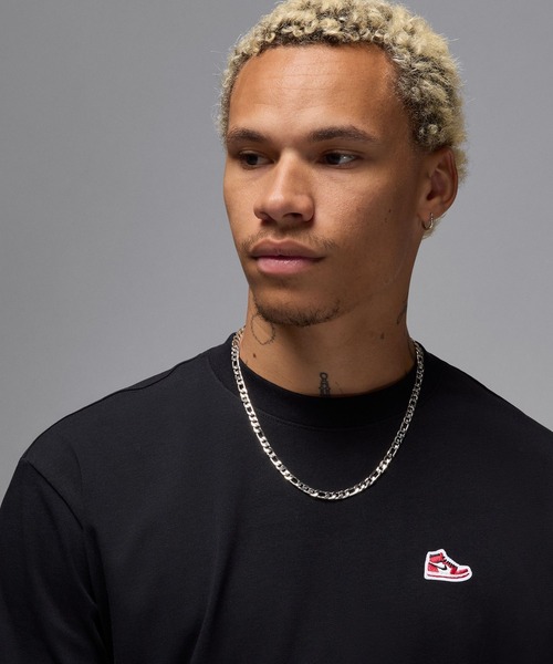 JORDAN BRAND(ジョーダンブランド)の「JORDAN BRAND M J BRND BR SNKR PCH SS CRW / ジョーダン ブランド ジョーダン BRND BR スニーカー パッチ クルー S/S Tシャツ / NIKE 【SP】(Tシャツ/カットソー・メンズ・ブラック/ホワイト・S/M/L/XL/XXL)」の7枚目の写真